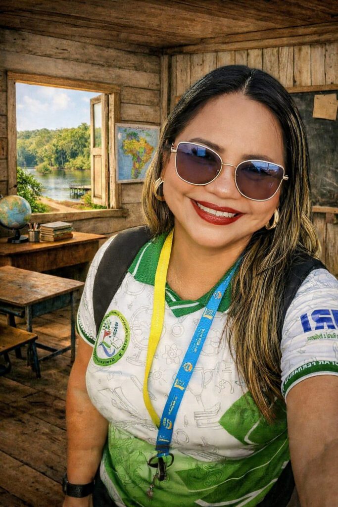 Vera Nascimento: a professora que trocou a cidade pela missão de ensinar na zona rural do Amazonas