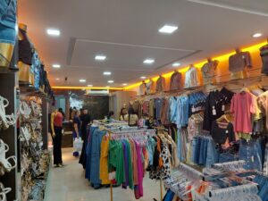 Manequins e ambientação visual da UP Fashion